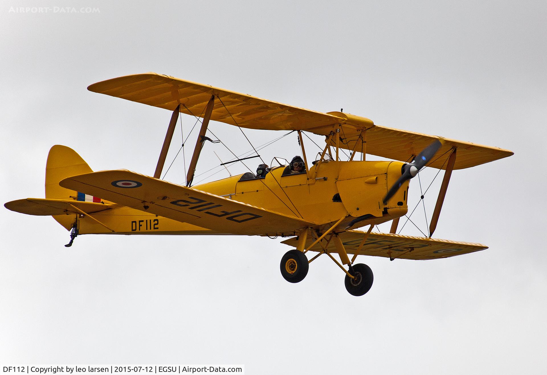 DF112, 1942 De Havilland DH-82A Tiger Moth II C/N 85861, Duxford 12.7.15