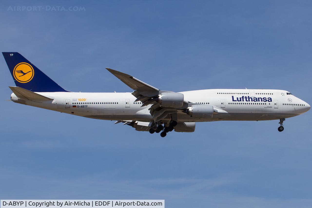 D-ABYP, 2014 Boeing 747-830 C/N 37839, Lufthansa