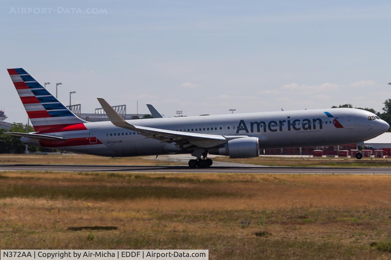 N372AA, 1992 Boeing 767-323 C/N 25199, American Airlines