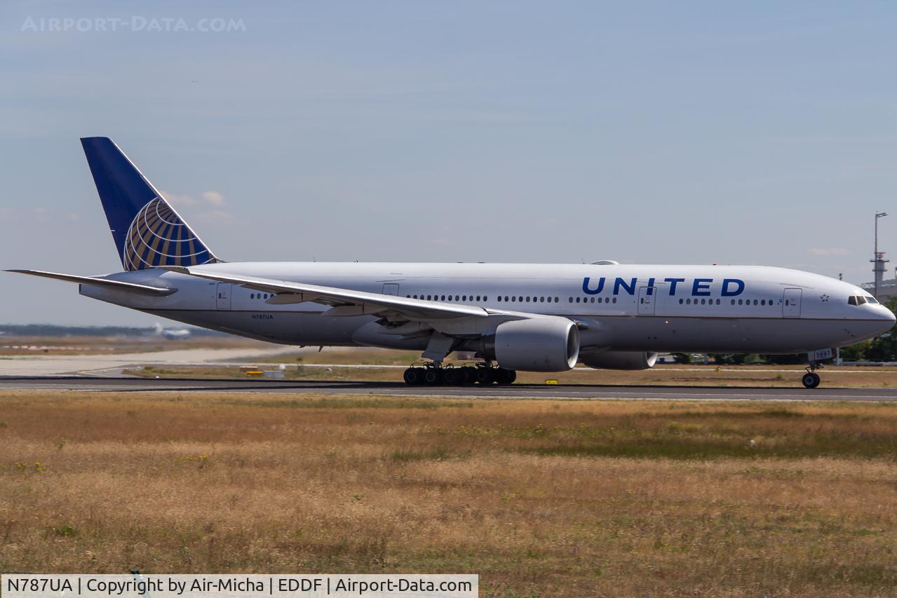 N787UA, 1997 Boeing 777-222 C/N 26939, United Airlines