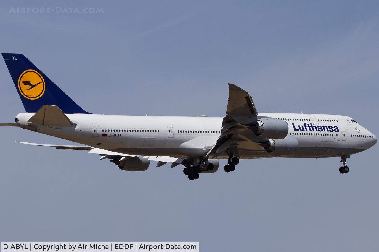 D-ABYL, 2014 Boeing 747-830 C/N 37836, Lufthansa