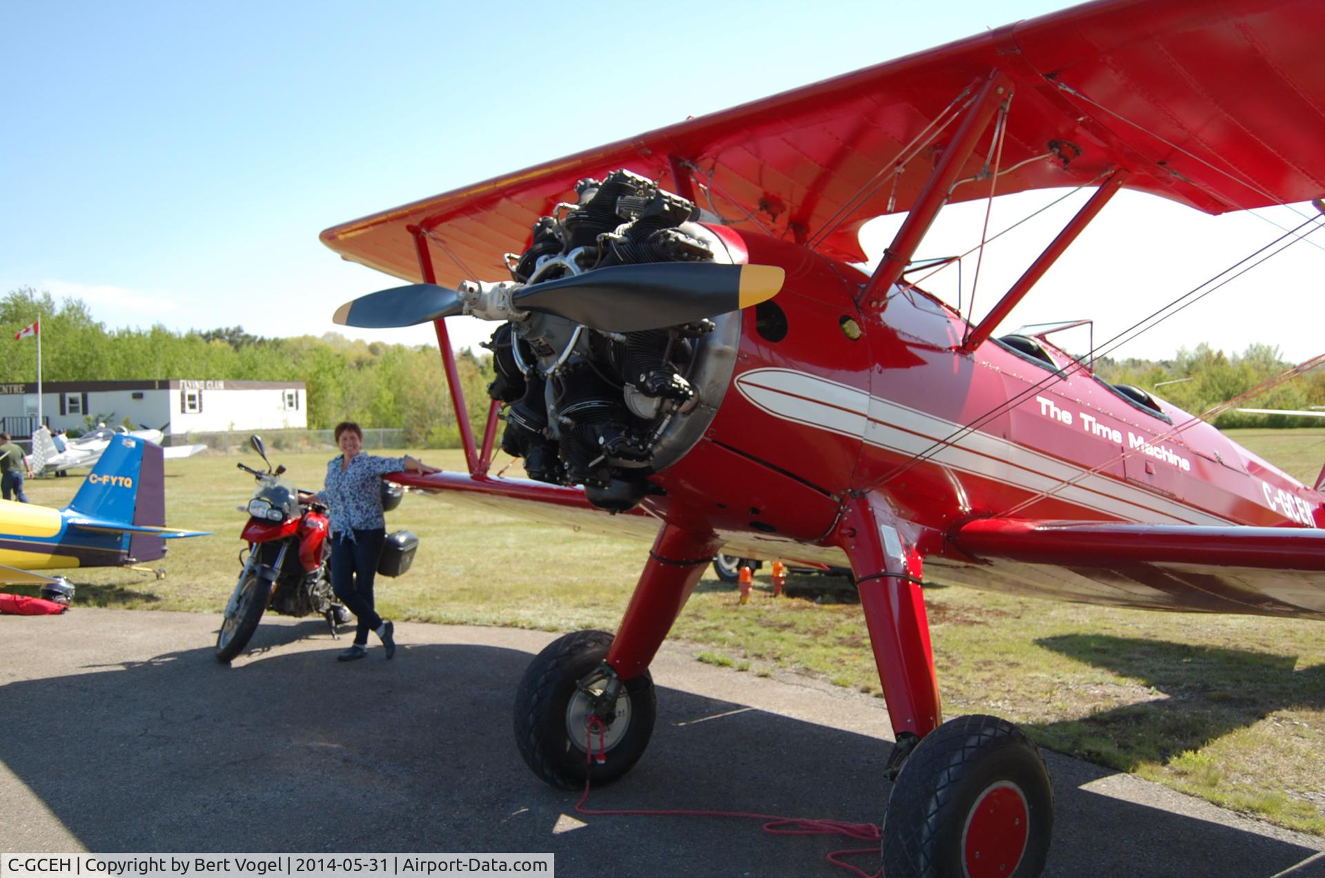 C-GCEH, 1941 Boeing A75N1 C/N 75-2902, taken in Nova Scotia (Canada)