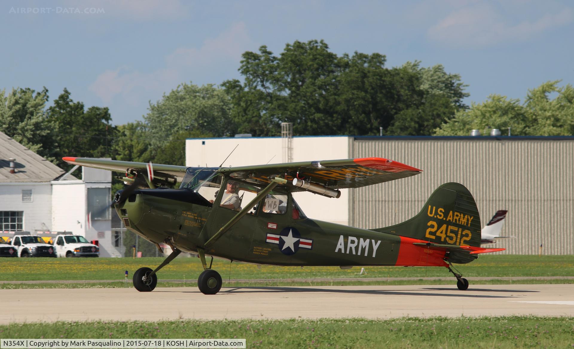 N354X, 1957 Cessna L-19E Bird Dog C/N 24512, Cessna L-19E