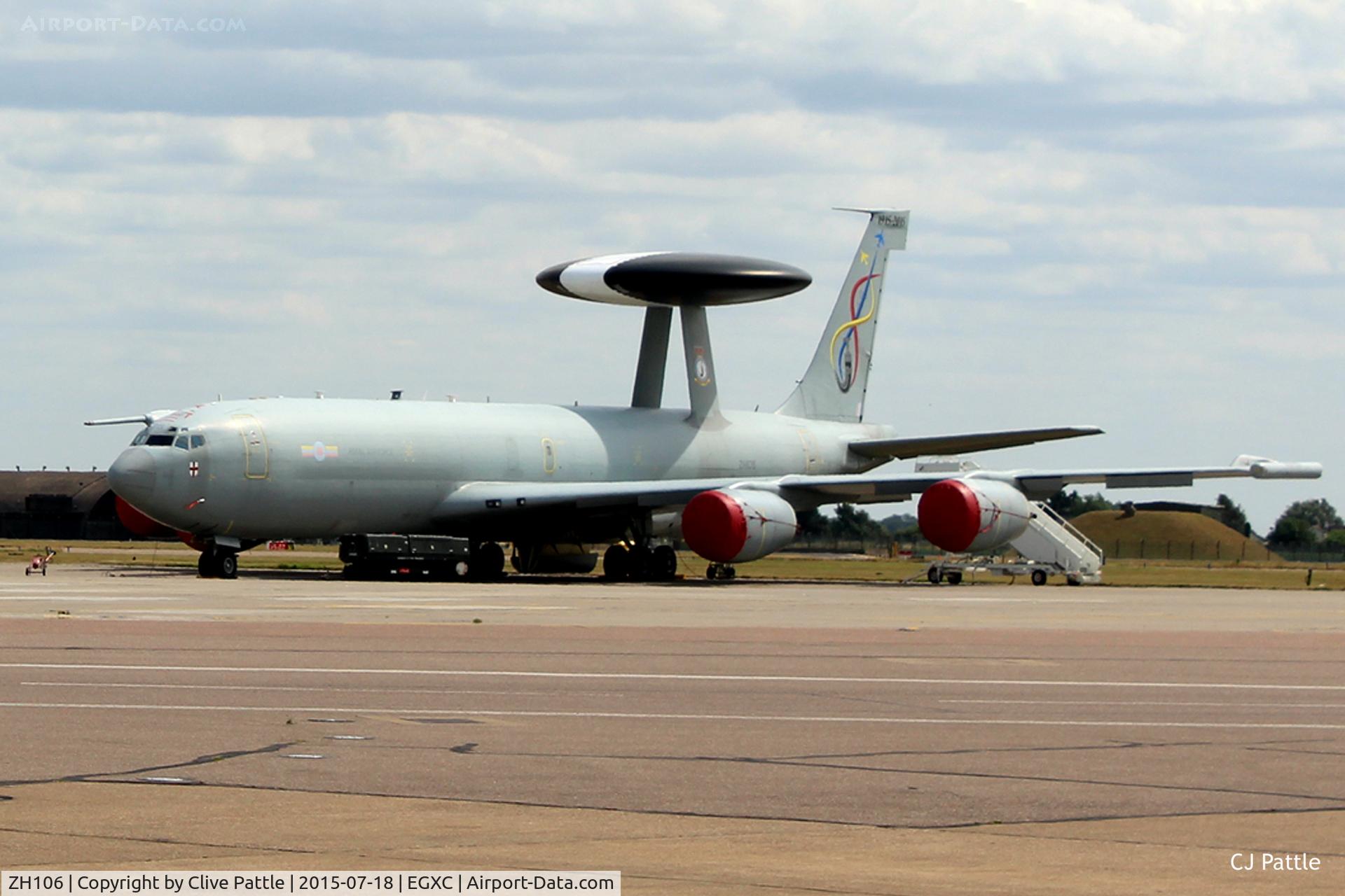 ZH106, 1991 Boeing E-3D Sentry AEW.1 C/N 24114, Parked at RAF Coningsby EGXC