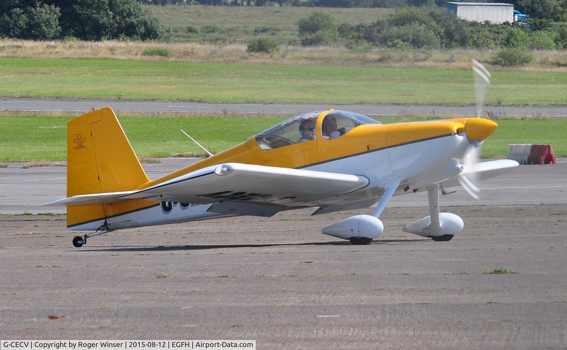 G-CECV, 2006 Vans RV-7 C/N PFA 323-14338, Visiting Vans RV-7.