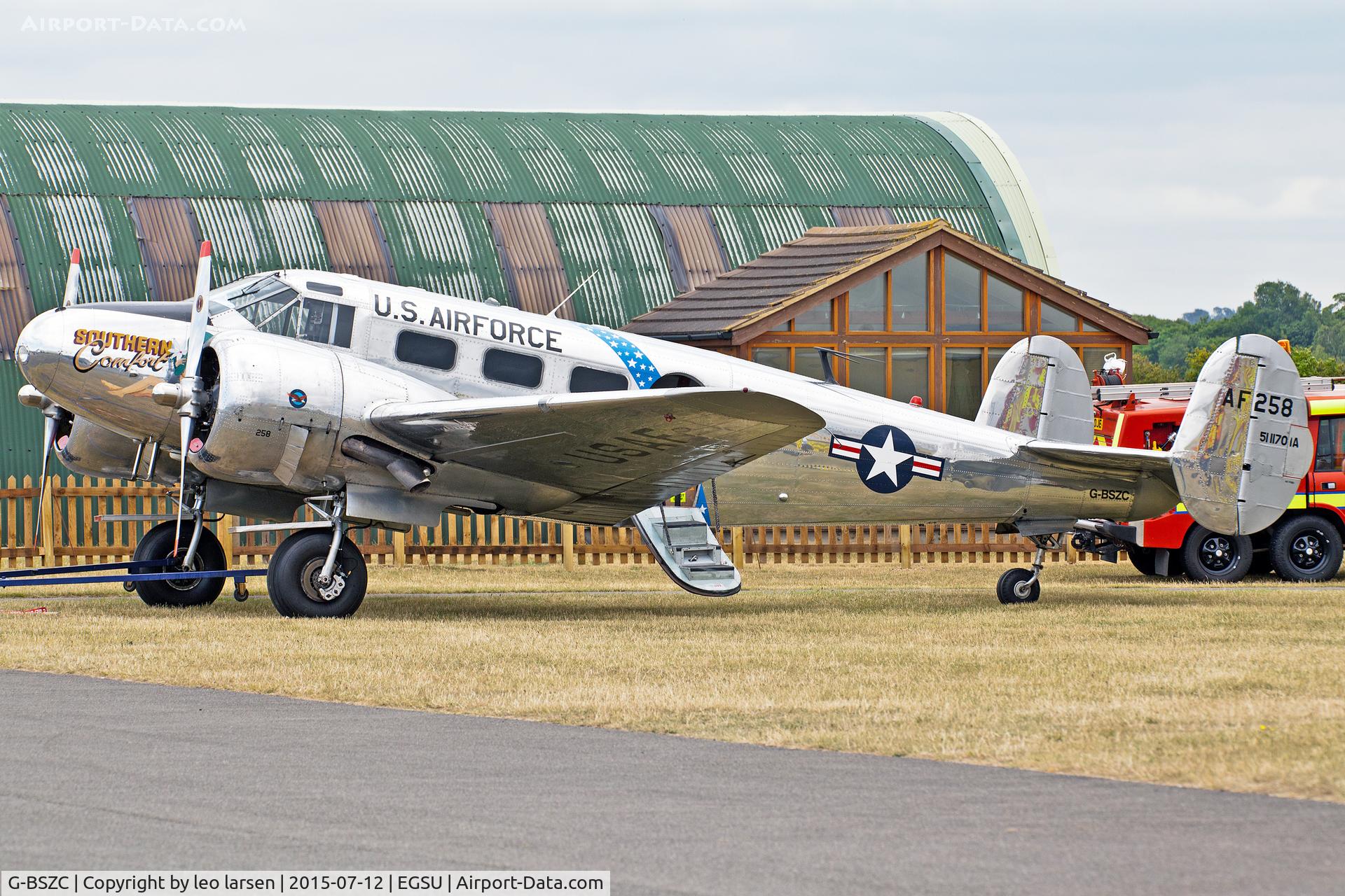G-BSZC, 1952 Beech C-45H Expeditor C/N AF-258, Duxford 12.7.15