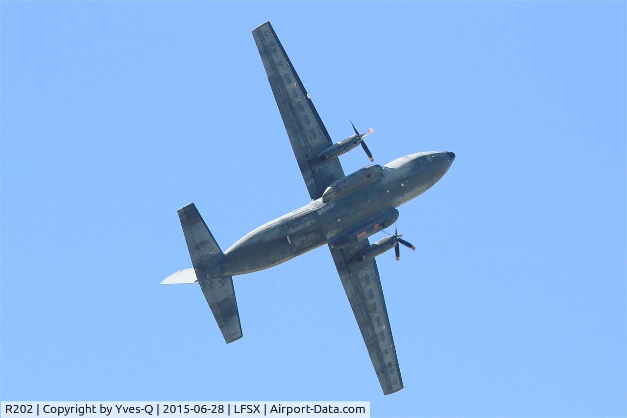 R202, Transall C-160R C/N 202, Transall C-160R, Break before landing rwy 29, Luxeuil-St Sauveur  Air Base 116 (LFSX) Air show 2015