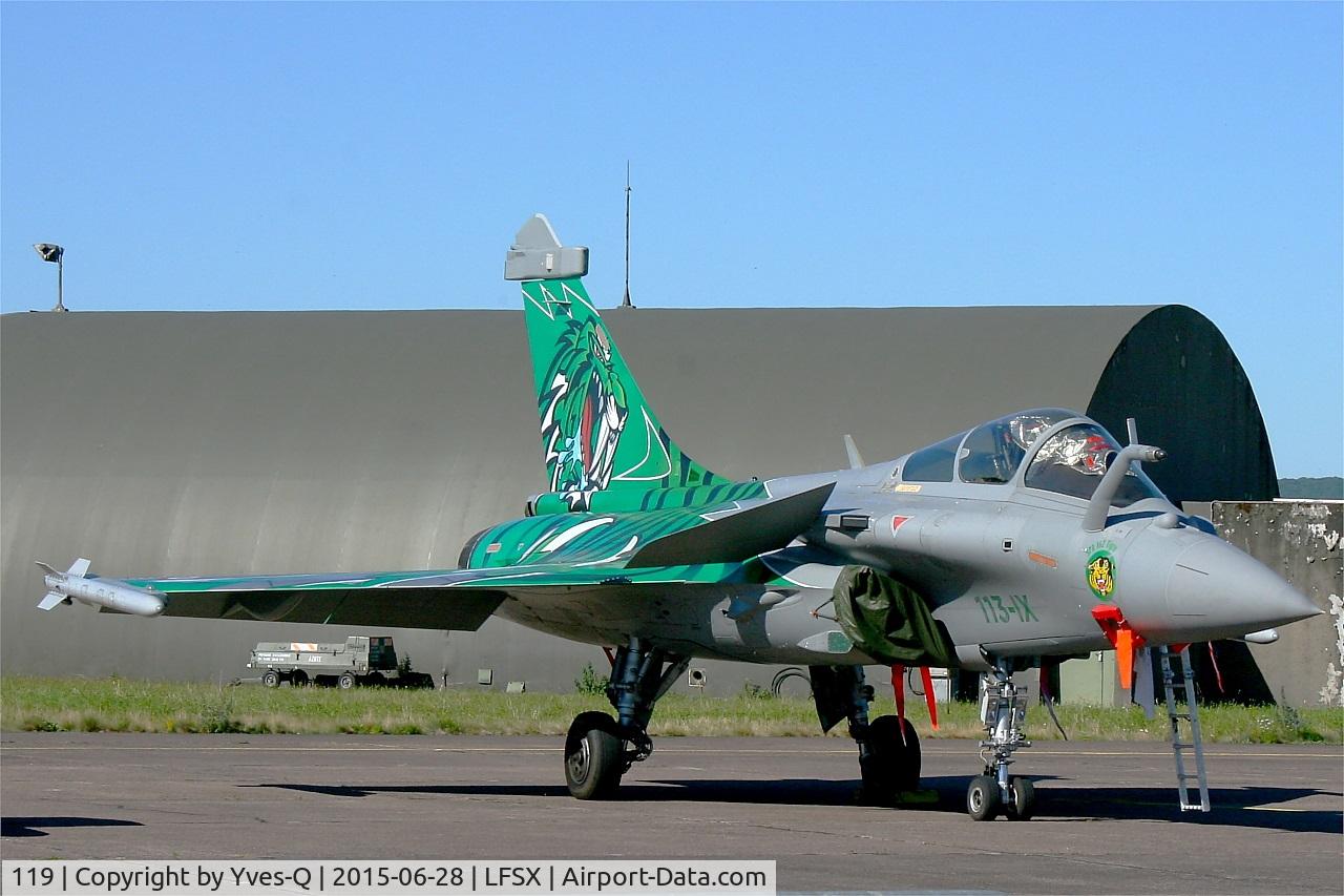 119, 2010 Dassault Rafale C C/N 119, Dassault Rafale C (113-IX), Static display, Luxeuil-St Sauveur  Air Base 116 (LFSX) Air show 2015