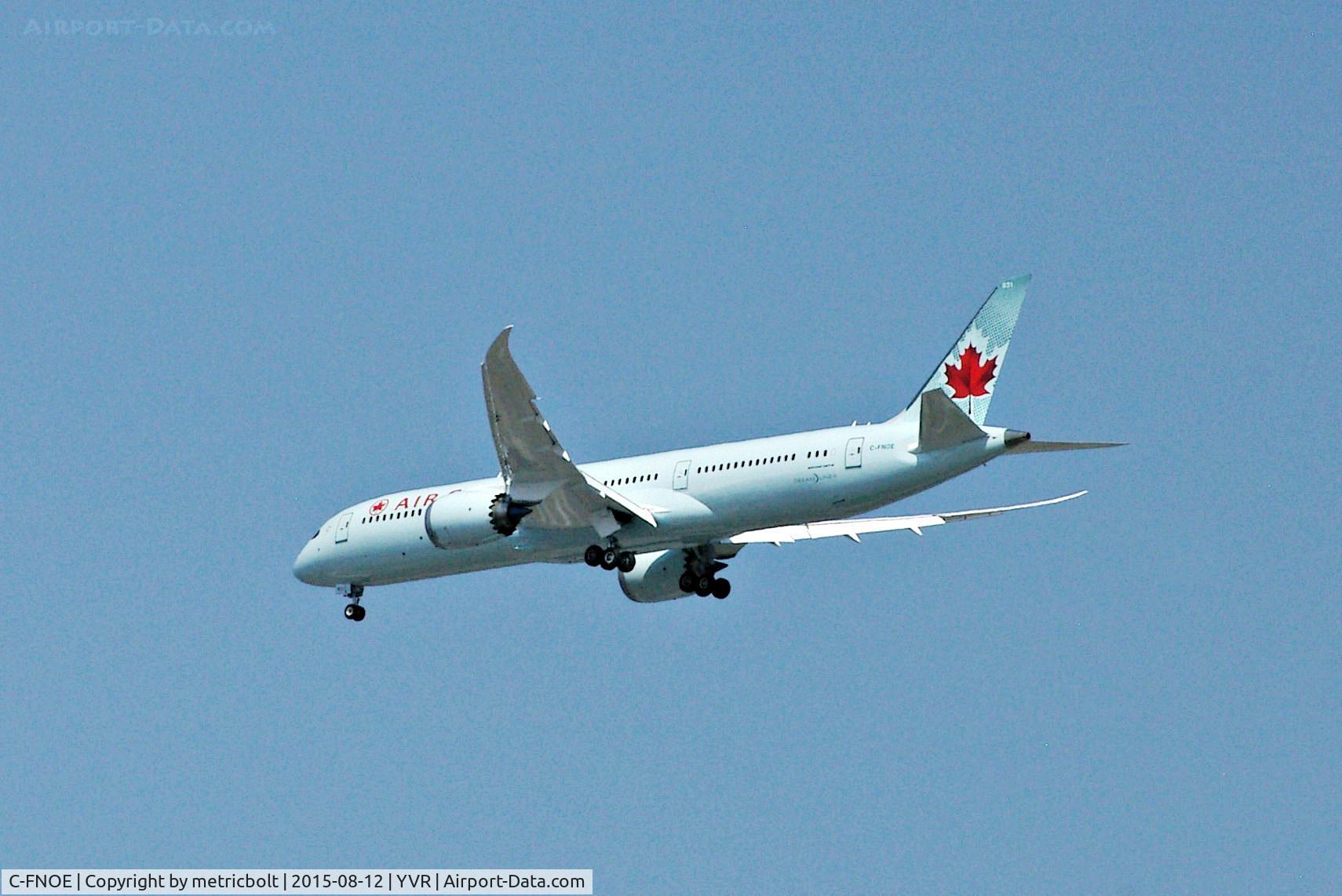 C-FNOE, 2015 Boeing 787-9 Dreamliner C/N 35265, Air Canada's first B787-9.