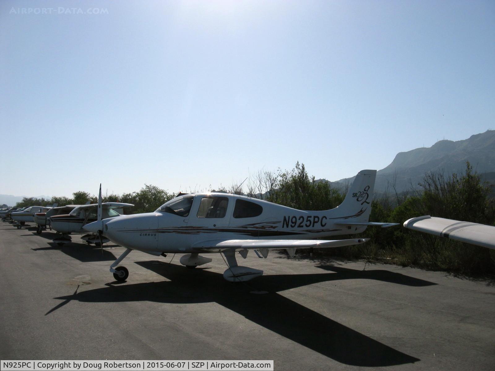 N925PC, 2005 Cirrus SR22 G2 C/N 1633, 2005 Cirrus SR22-G2, Continental IO-550 300 Hp