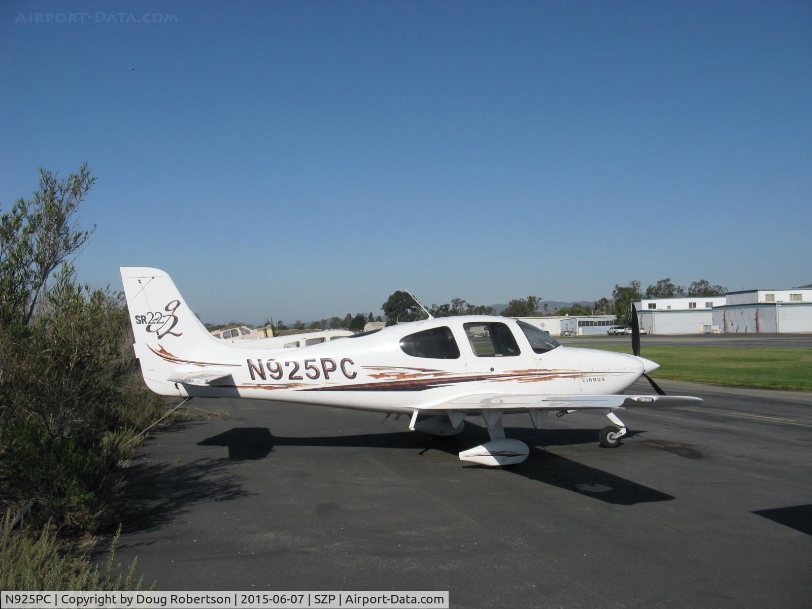 N925PC, 2005 Cirrus SR22 G2 C/N 1633, 2005 Cirrus SR22-G2, Continental IO-550 300 Hp