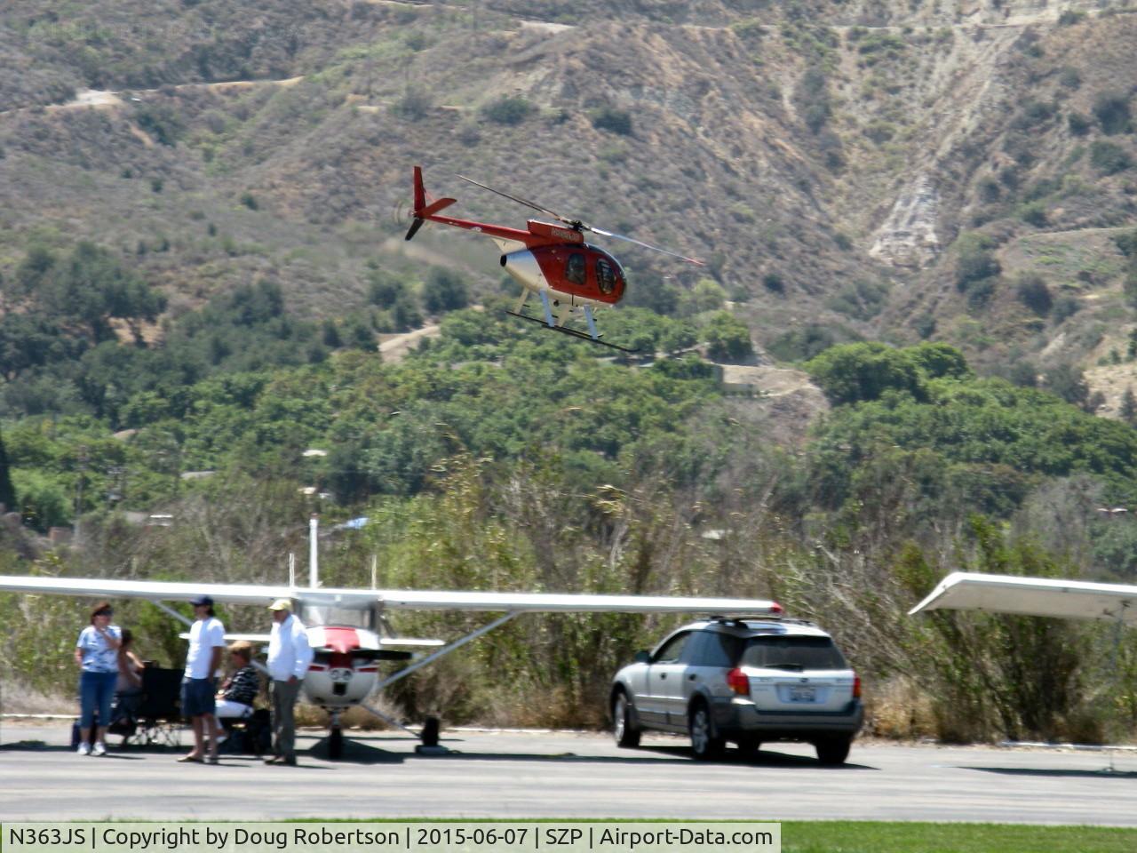 N363JS, 1973 Hughes 369HS C/N 930517S, 1973 Hughes 369HS, Allison 250-C18A Turboshaft 400/317 shp, departure climb over river route
