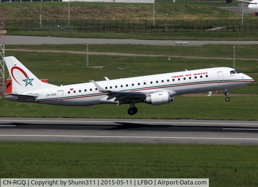 CN-RGQ, 2014 Embraer 190AR (ERJ-190-100IGW) C/N 19000682, Landing rwy 14R