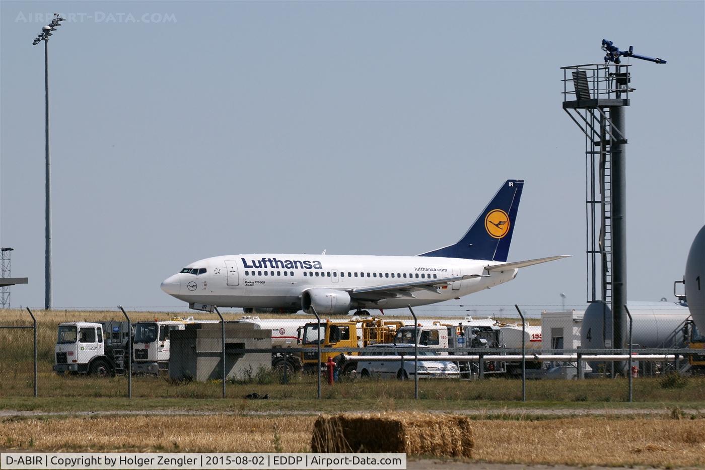 D-ABIR, 1991 Boeing 737-530 C/N 24941, Crawling up twy W1, passing petrol station...