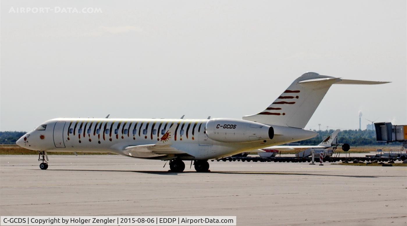 C-GCDS, 2003 Bombardier BD-700-1A10 Global Express C/N 9137, Camouflaged aircraft on apron 1 east......