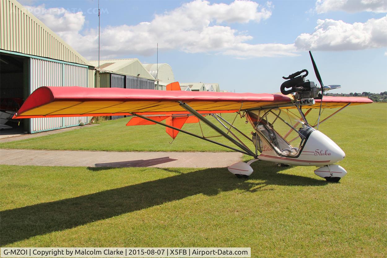 G-MZOI, 1999 Letov LK-2M Sluka C/N PFA 263-13238, Letov LK-2M Sluka, a Fishburn Airfield resident, August 7th 2015.
