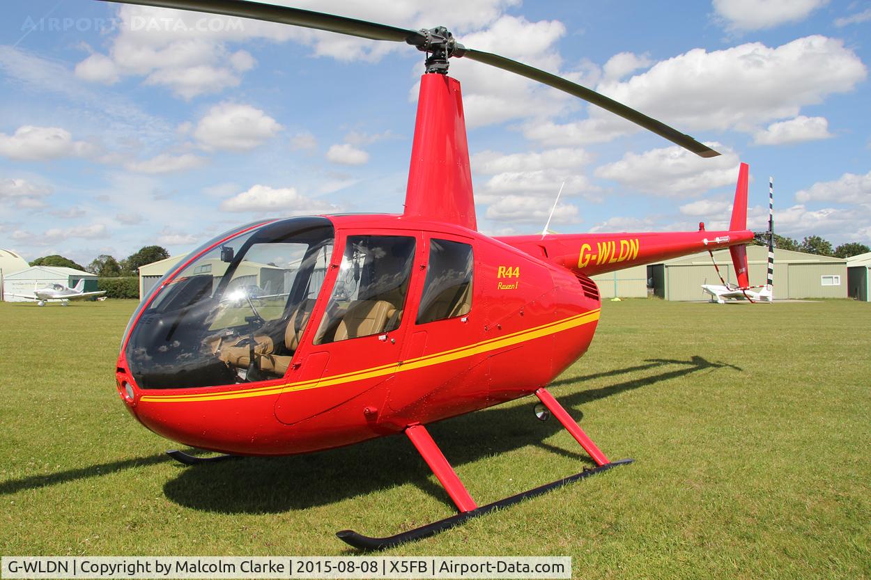 G-WLDN, 2005 Robinson R44 Raven 1 C/N 1507, Robinson R44 Raven 1, Fishburn Airfield, August 8th 2015.