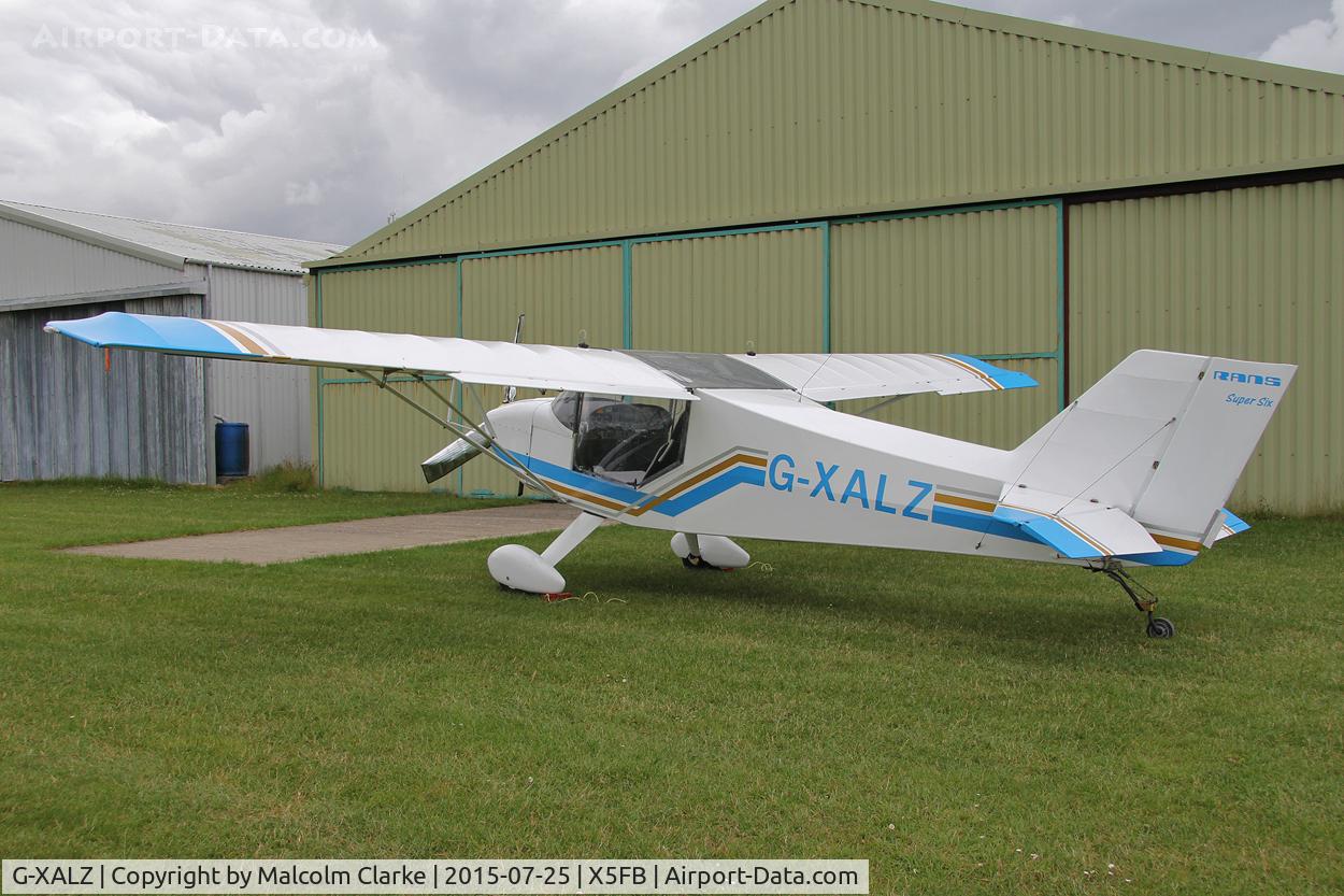 G-XALZ, 2009 Rans S-6S-116 Super Six C/N PFA 204A-14378, Rans S-6S-116 Super Six, Fishburn Airfield, July 25th 2015.