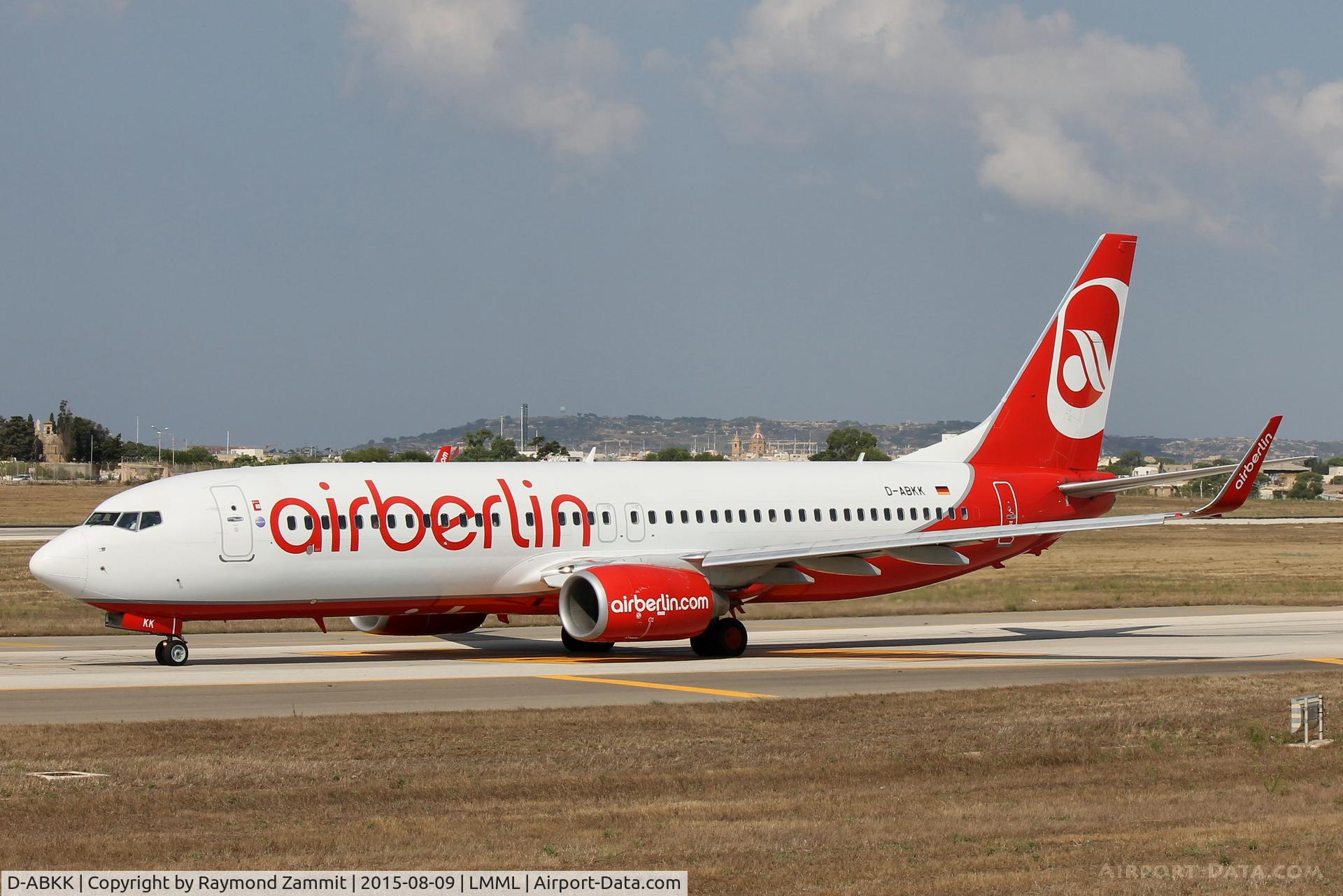 D-ABKK, 2010 Boeing 737-86J C/N 37753, B737-800 D-ABKK Air Berlin