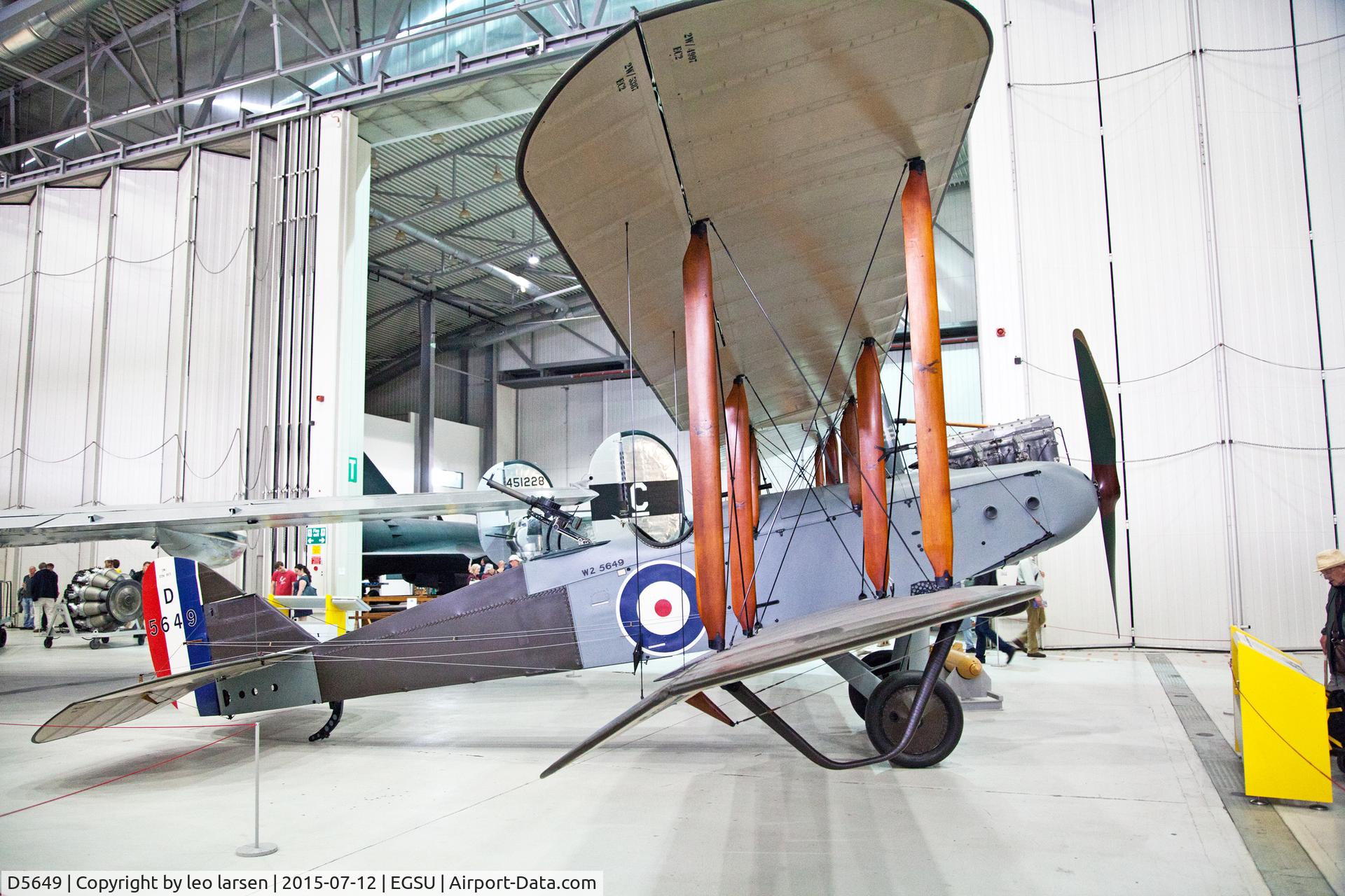 D5649, De Havilland DH-9 C/N Not found D5649, Duxford 12.7.15