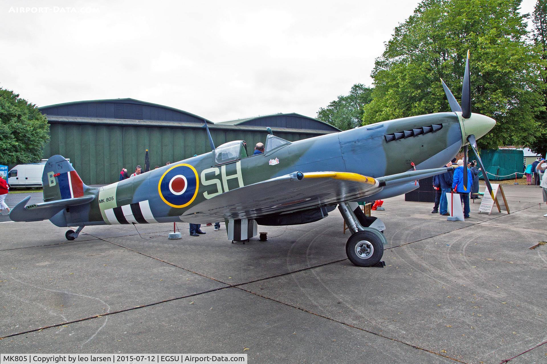 MK805, 2010 Supermarine 361 Spitfire LF.IXc Replica C/N Arlow01, Duxford 12.7.15