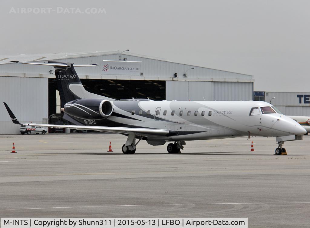 M-INTS, 2008 Embraer EMB-135BJ Legacy C/N 14501048, Parked at the General Aviation area...