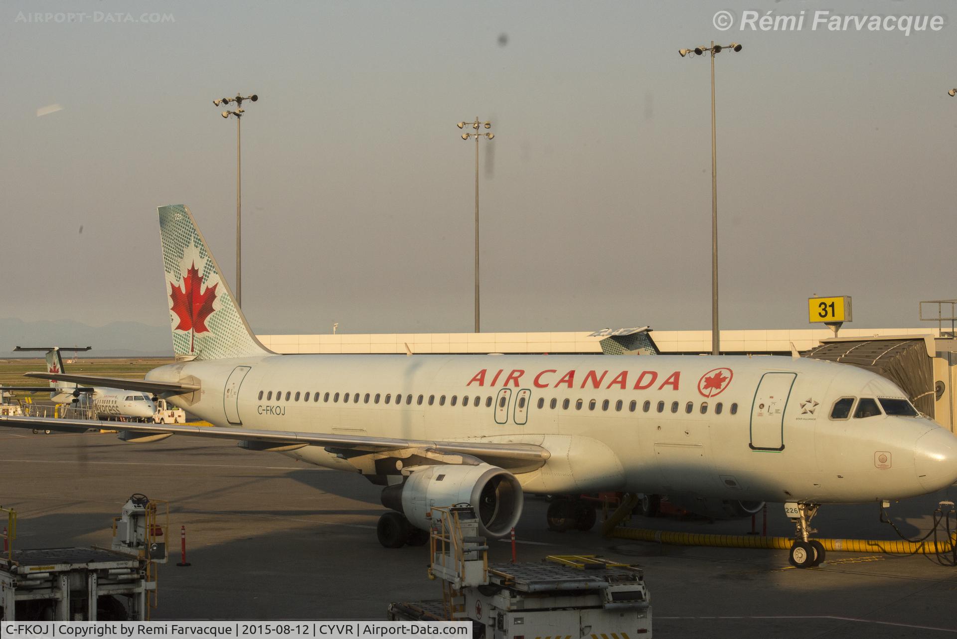 C-FKOJ, 1991 Airbus A320-211 C/N 330, At Terminal A (domestic)