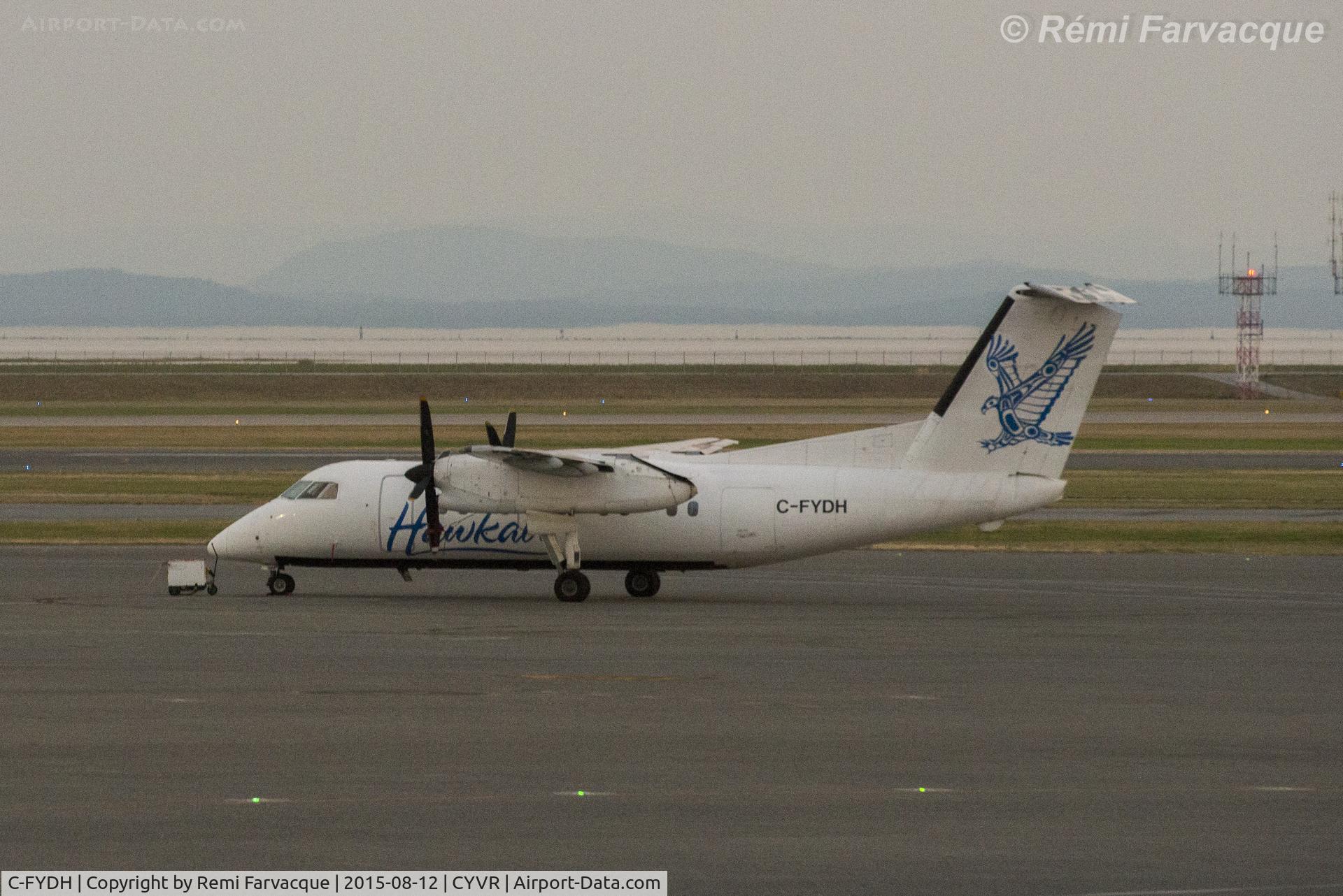C-FYDH, 1987 De Havilland Canada DHC-8-102 Dash 8 C/N 083, Shot from Terminal A (domestic)