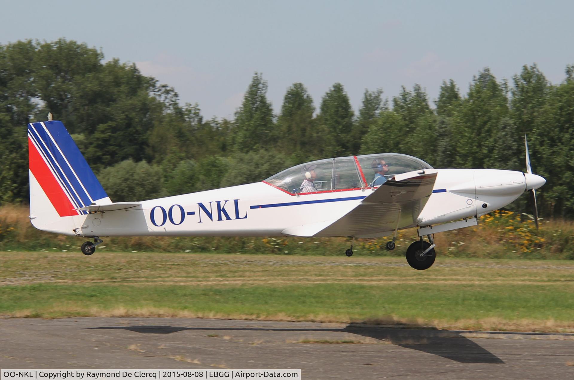OO-NKL, Sportavia-Putzer RF-5B Sperber C/N 51022, Take-off at Overboelare.