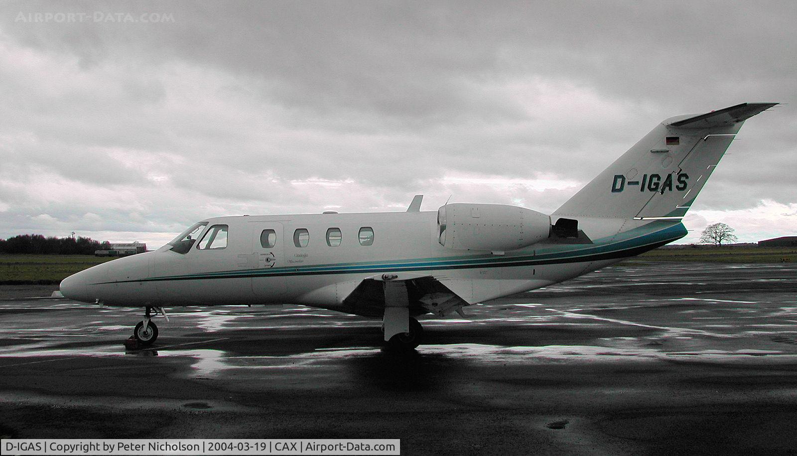 D-IGAS, 1997 Cessna 525 CitationJet C/N 525-0223, Another view of this Cessna 525 CitationJet seen at Carlisle in the Spring of 2004.