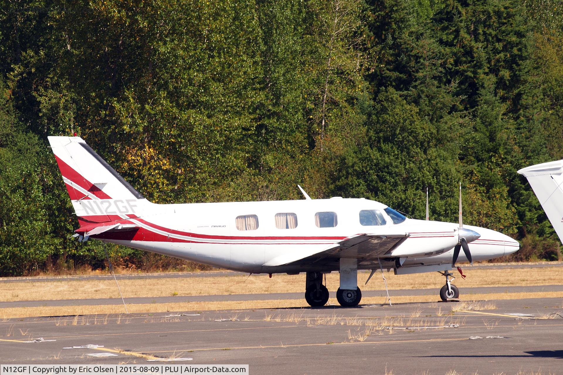 N12GF, 1973 Piper PA-31P Navajo C/N 31P-7300134, Piper PA-31P parked at Thun Field.