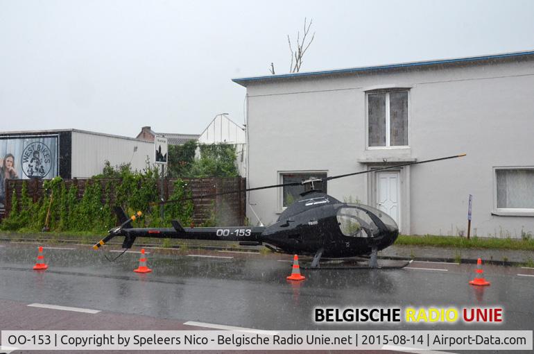 OO-153, RotorWay A600 Talon C/N 8040, Friday afternoon 14 August in Kortrijk a helicopter on take-off from private land was in trouble. The helicopter gained little height and dropped down on the street. No one was injured.