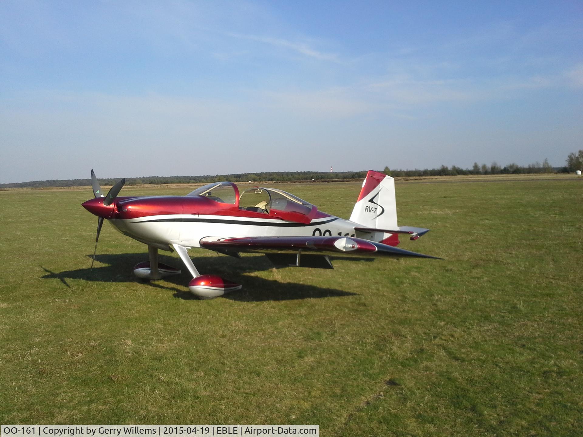 OO-161, 2014 Vans RV-7 C/N 73430, First flight april 19 2015.