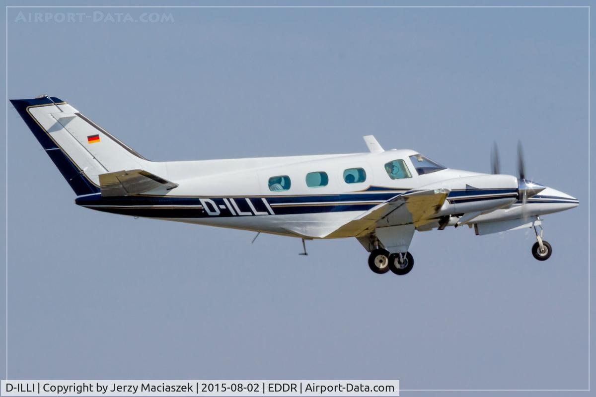 D-ILLI, 1980 Beech B-60 Duke C/N P-537, Beech B60 Duke