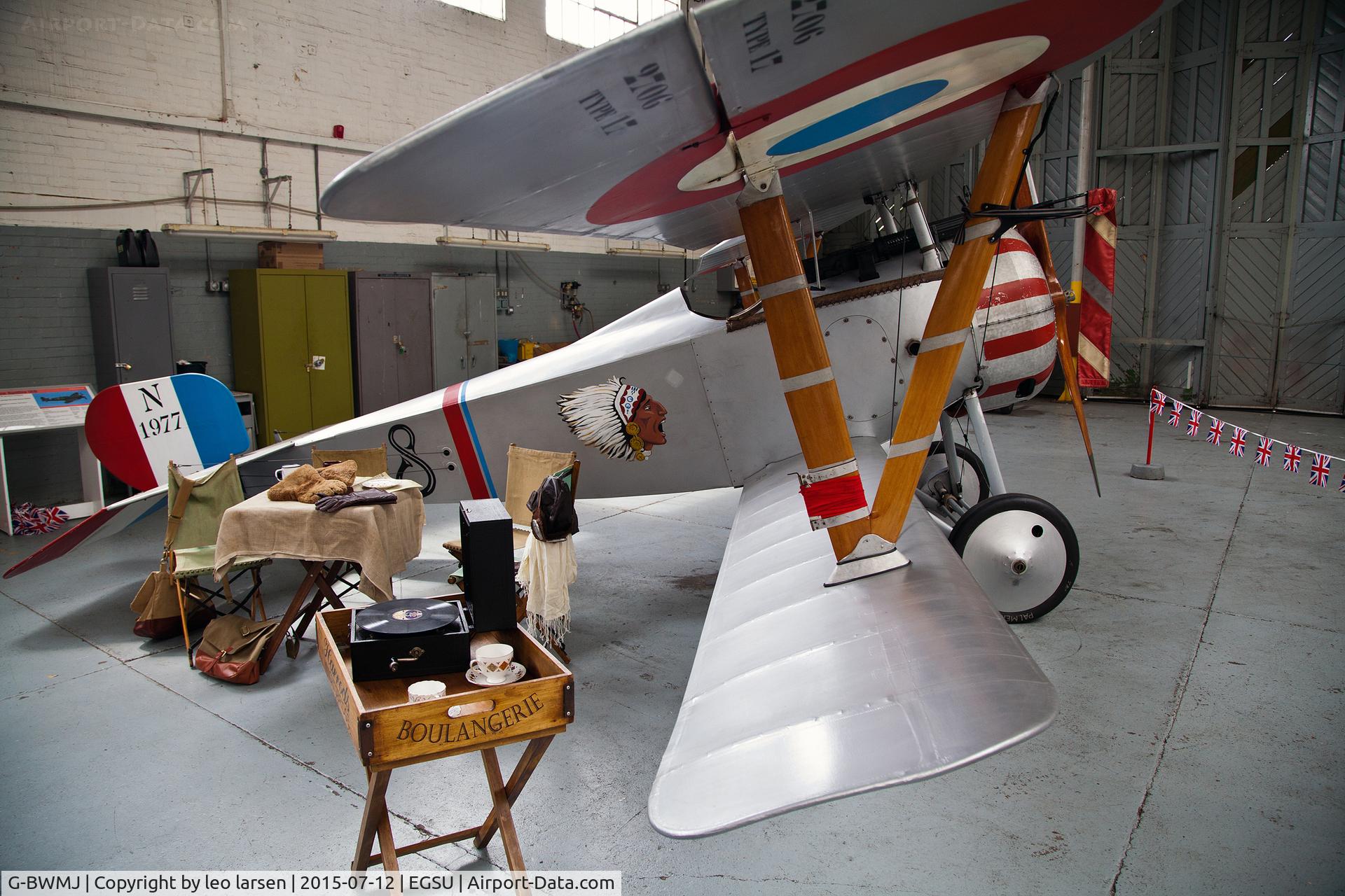 G-BWMJ, 1981 Nieuport 17 Scout Replica C/N PFA 121-12351, Duxford 12.7.15