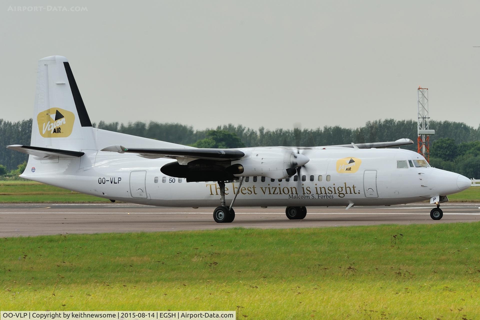 OO-VLP, 1991 Fokker 50 C/N 20209, Football team transport.