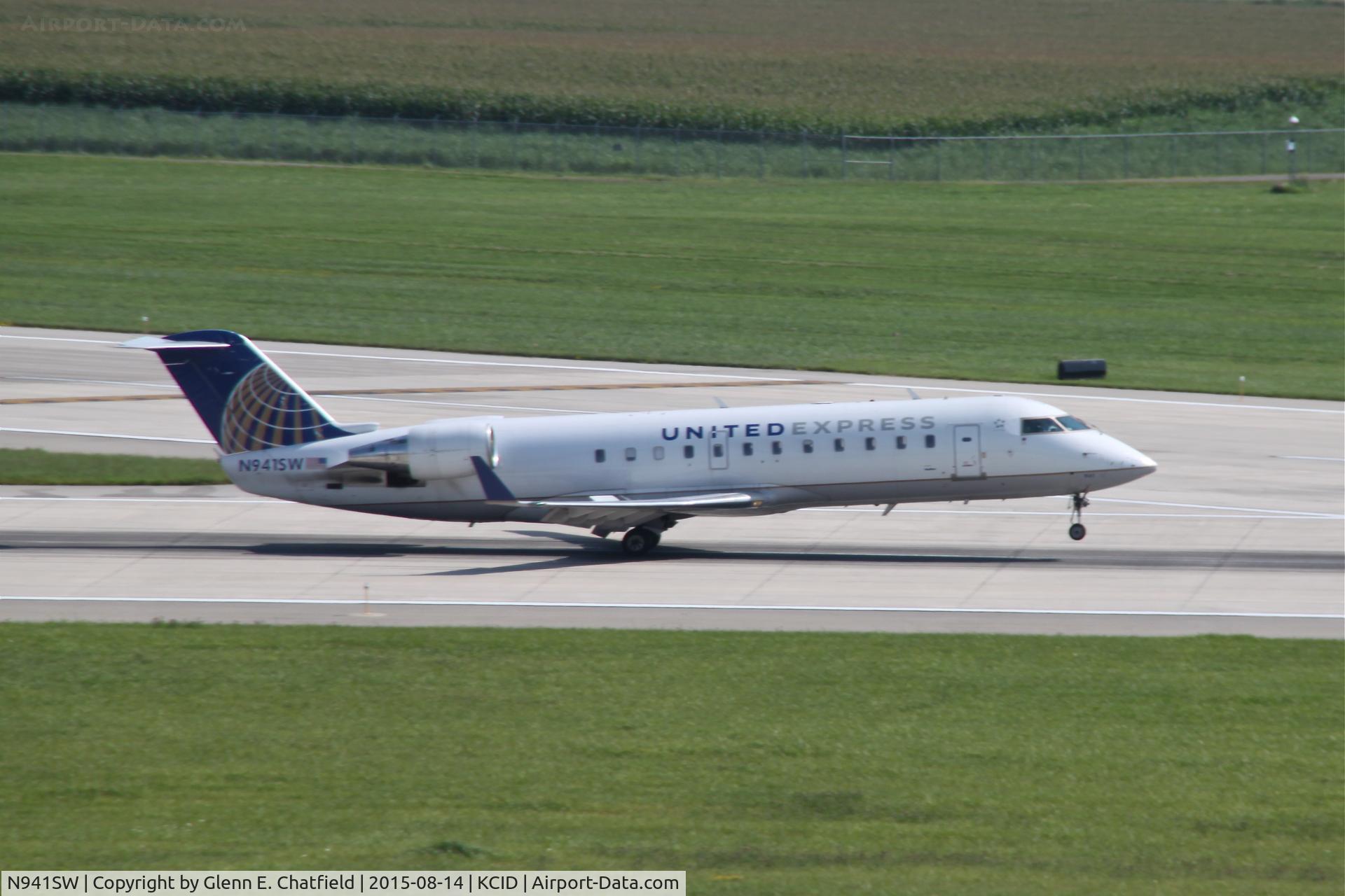 N941SW, 2003 Bombardier CRJ-200LR (CL-600-2B19) C/N 7750, Arriving Runway 27