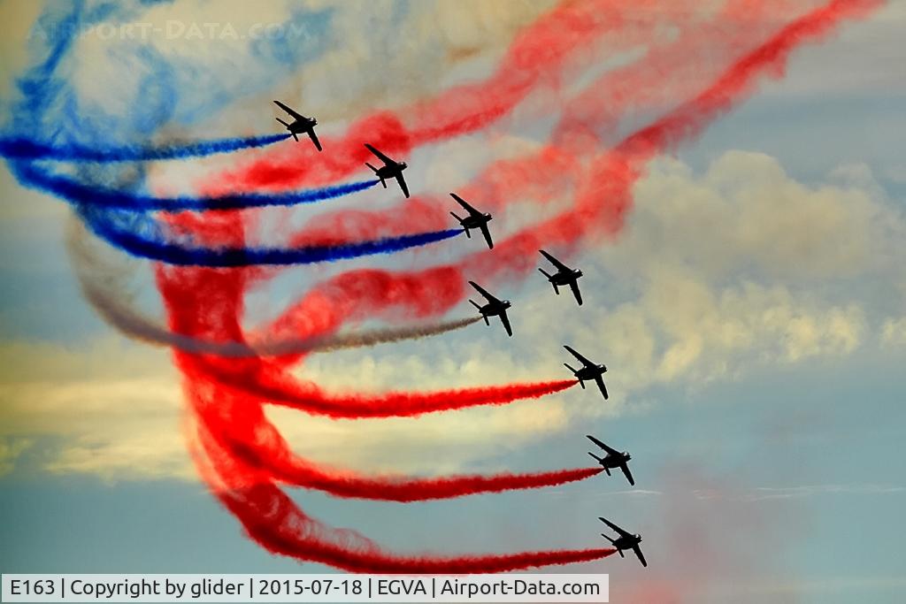 E163, Dassault-Dornier Alpha Jet E C/N E163, colourful turn