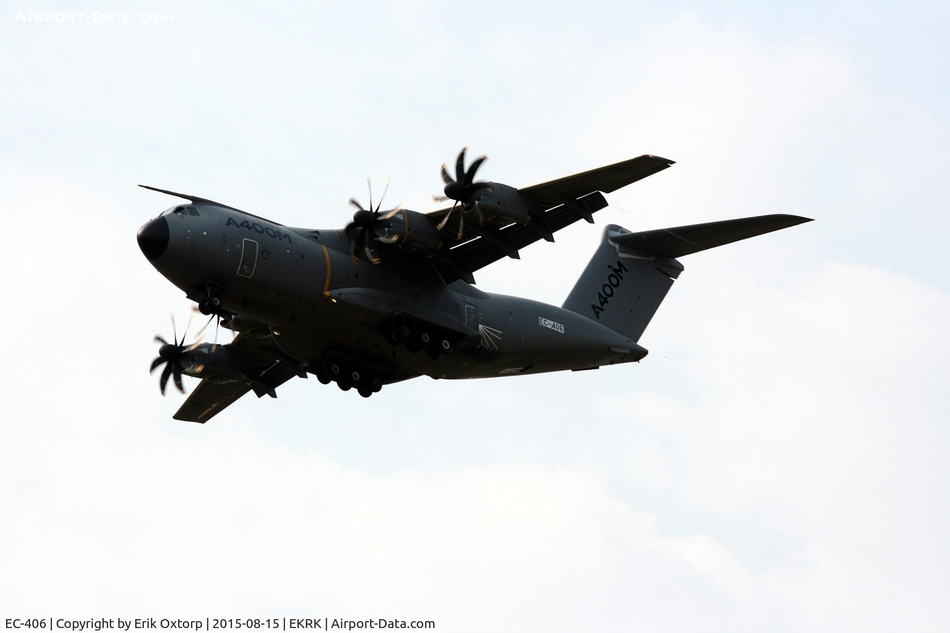 EC-406, 2011 Airbus A400M-180 Atlas C/N 006, EC-406 at the Roskilde Air Show 2015