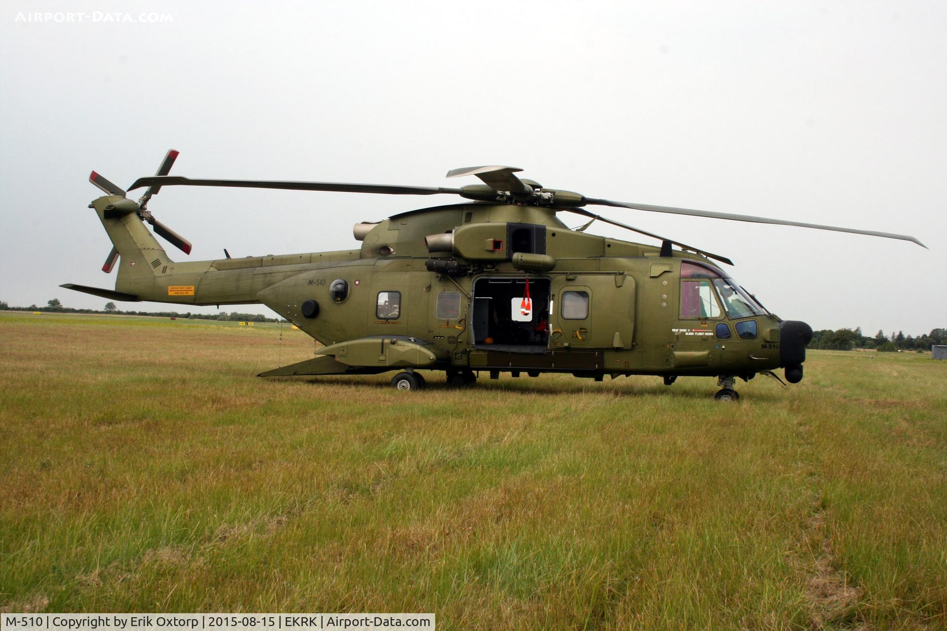 M-510, 2006 AgustaWestland EH-101 Mk.512 Merlin Joint Supporter C/N 50157/DEN10, M.510 at the Roskilde Air Show 2015