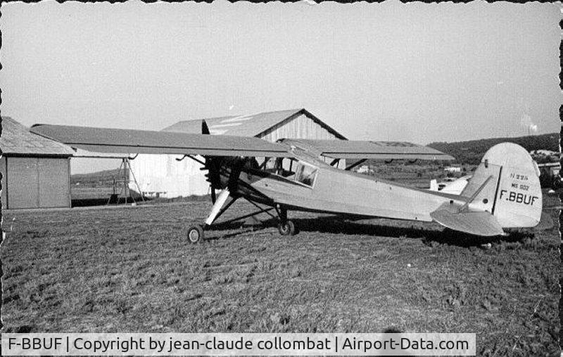 F-BBUF, Morane-Saulnier MS-505 Criquet C/N 225, Vinon 1964