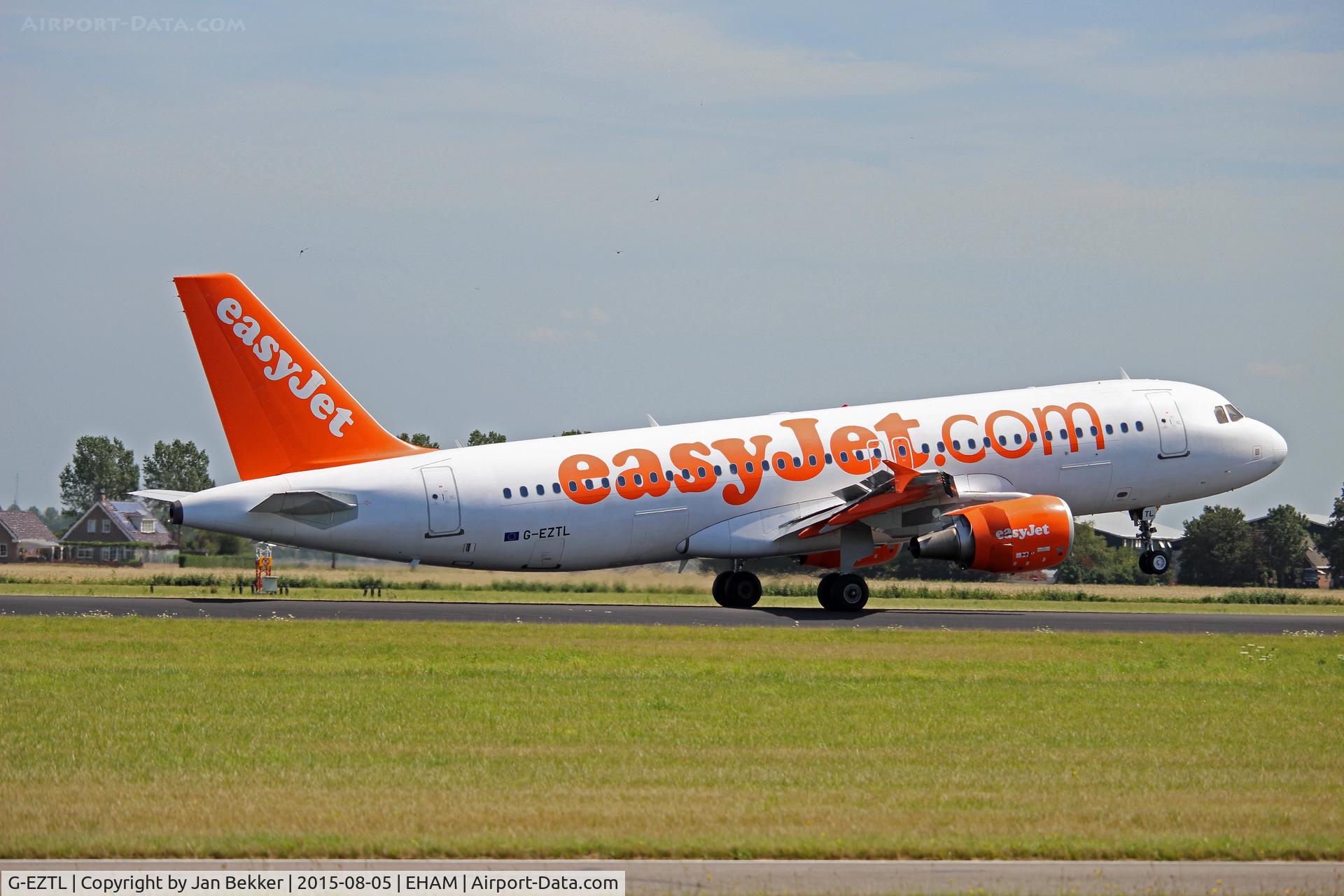 G-EZTL, 2009 Airbus A320-214 C/N 4012, Schiphol