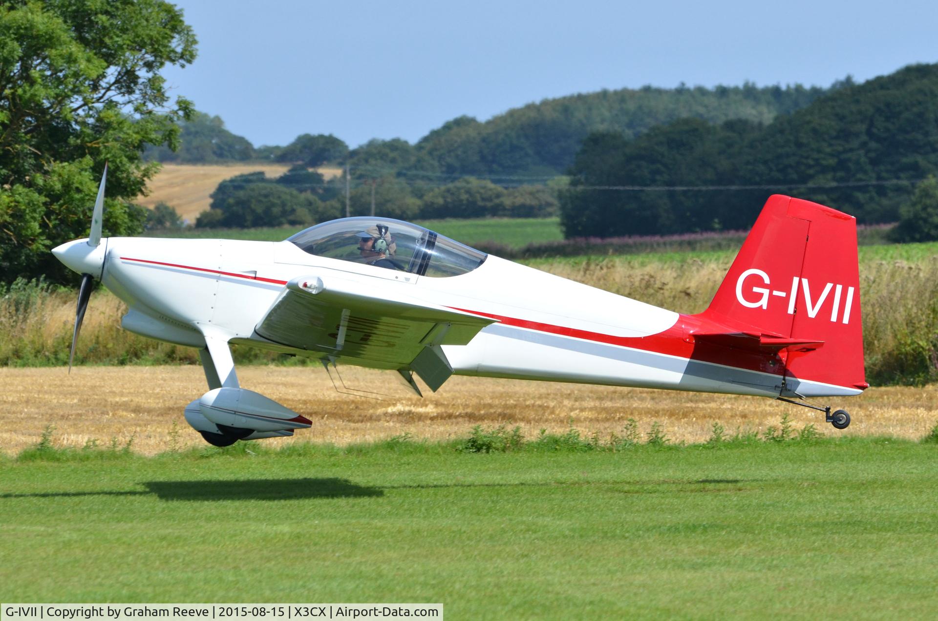 G-IVII, 2004 Vans RV-7 C/N PFA 323-14222, Landing at Northrepps.