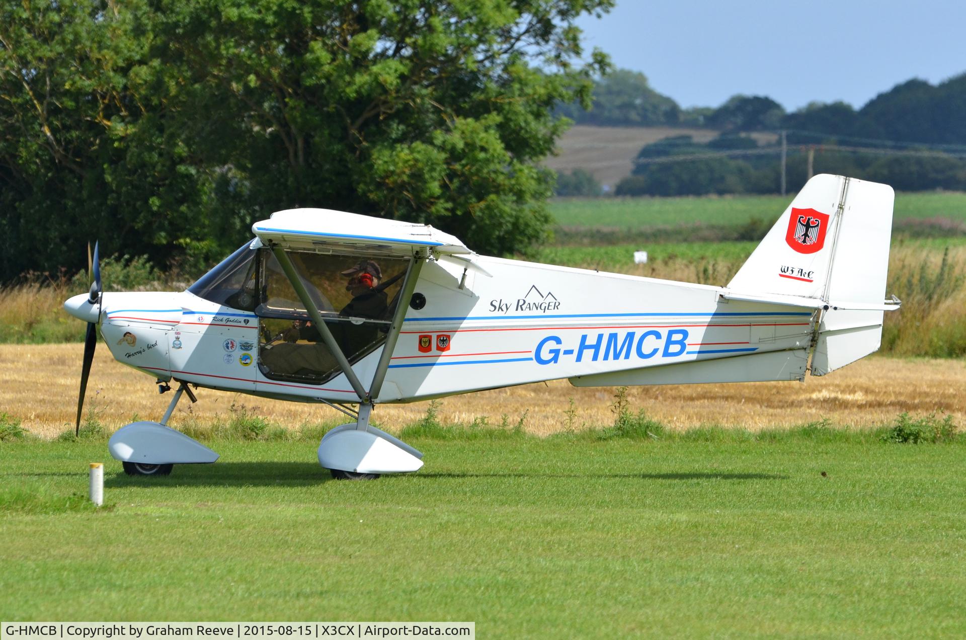 G-HMCB, 2009 Best Off Skyranger Swift 912S(1) C/N BMAA/HB/586, About to depart from Northrepps.