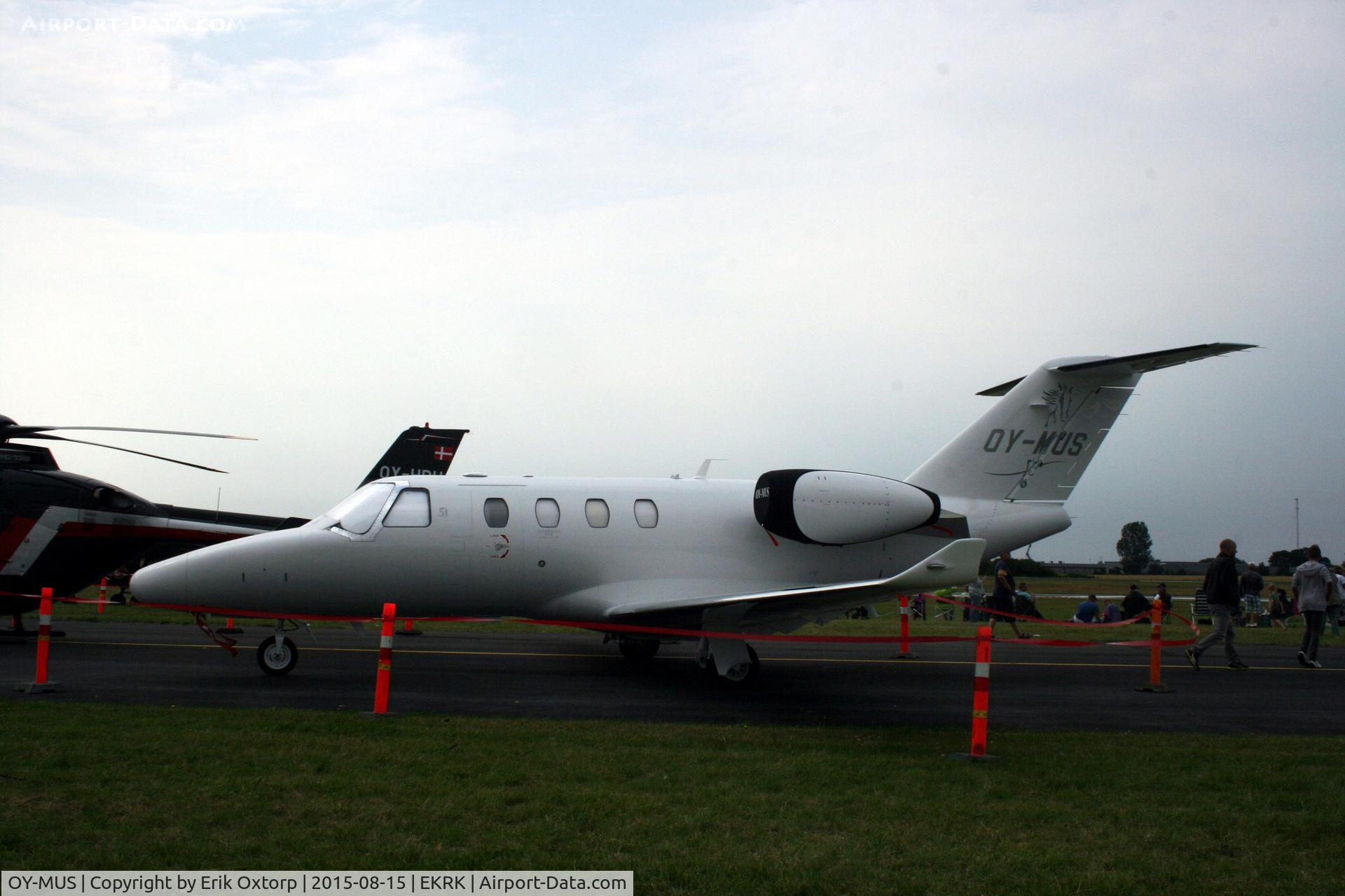OY-MUS, 2014 Cessna 525 CitationJet C/N 525-0857, OY-MUS at the Roskilde Air Show 2015