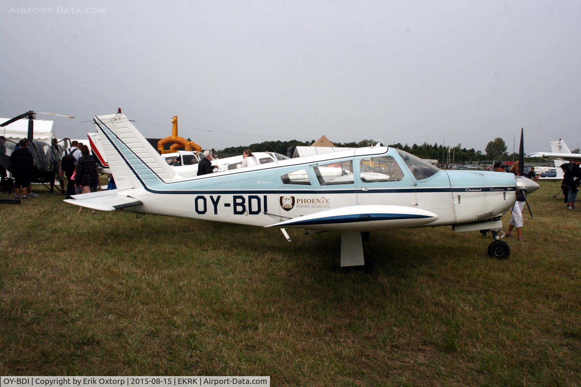 OY-BDI, 1968 Piper PA-28R-180 Cherokee Arrow C/N 28R-31079, OY-BDI at the Roskilde Air Show 2015