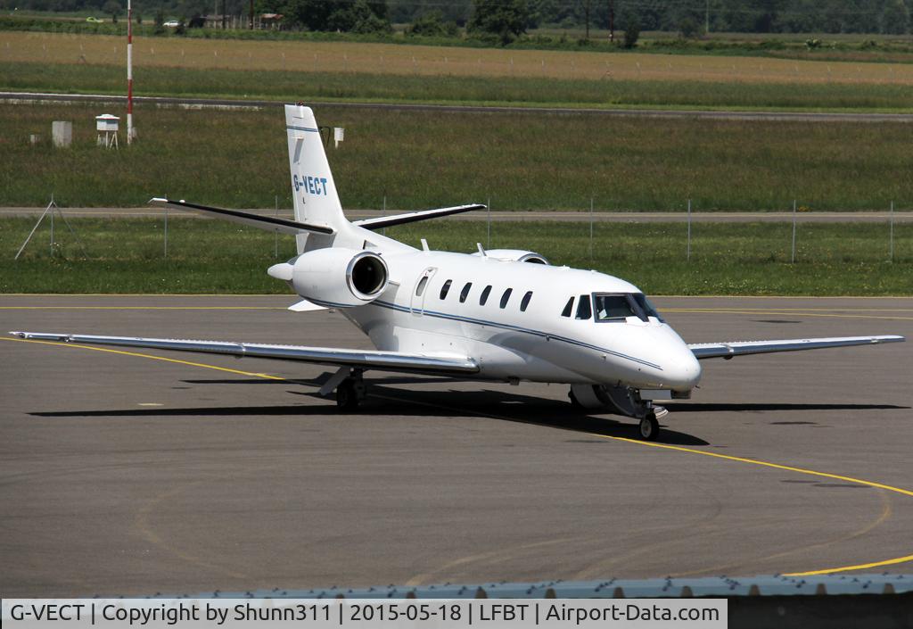 G-VECT, 2001 Cessna 560XL Citation Excel C/N 560-5161, Parked at the General Aviation area...