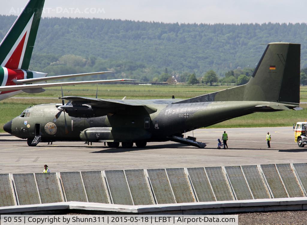50 55, 1969 Transall C-160D C/N D77, Parked at the Terminal...