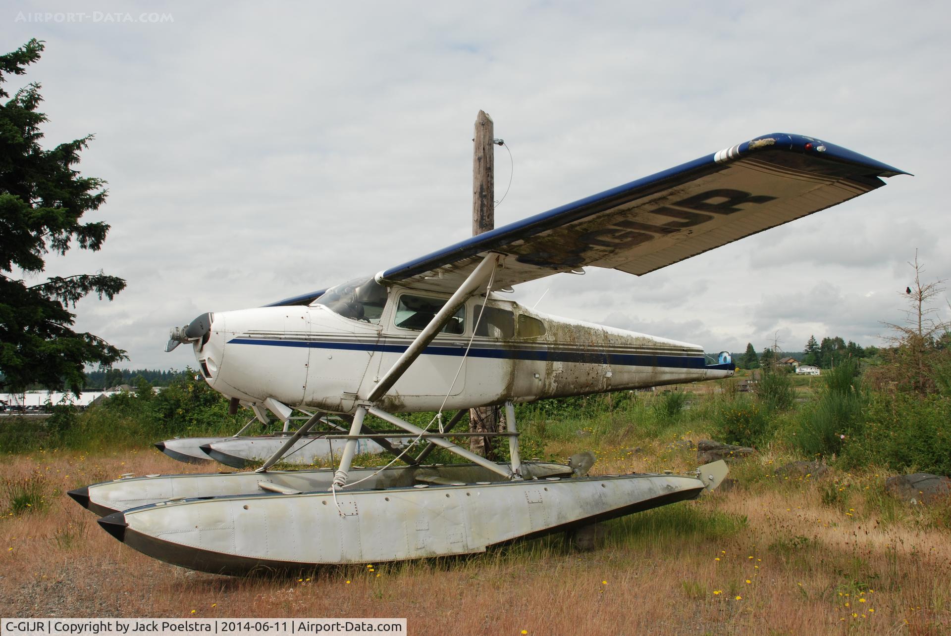 C-GIJR, 1975 Cessna A185F Skywagon 185 C/N 18502791, C-GIJR in storage at Campbell River seaplane base