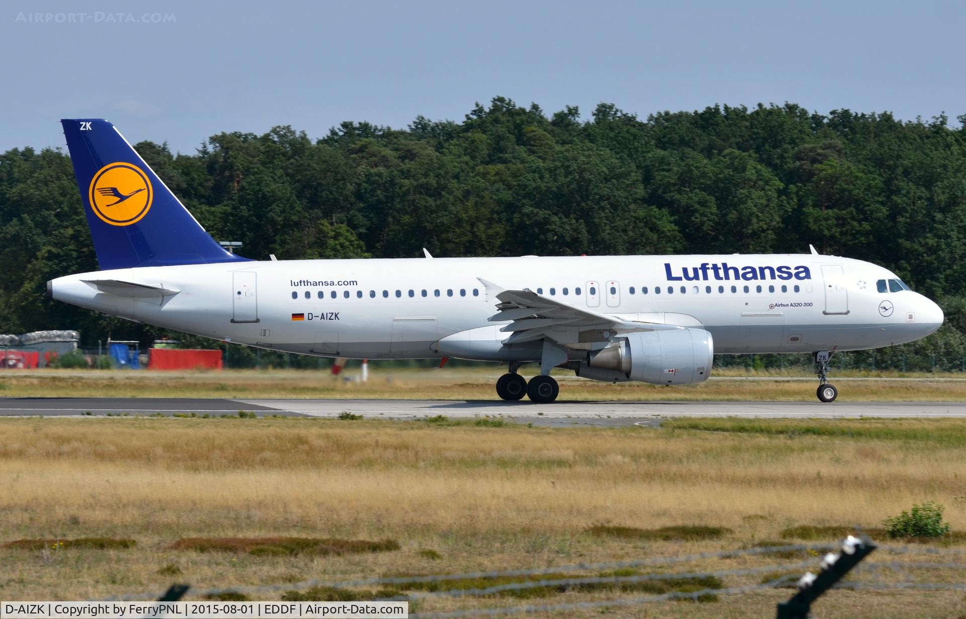 D-AIZK, 2012 Airbus A320-214 C/N 5122, Lufhansa A320 departing FRA